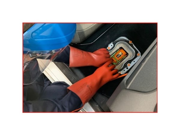 KS Tools 117.0073, Isolerende hansker, Rød, Voksen, Hankjønn, UV-resistens, Latex