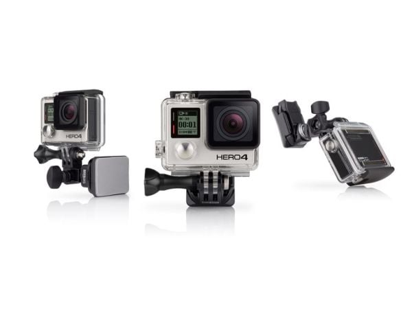 GoPro Helmet Front + Side Mount, Kameran kiinnitys, 45 g, Musta