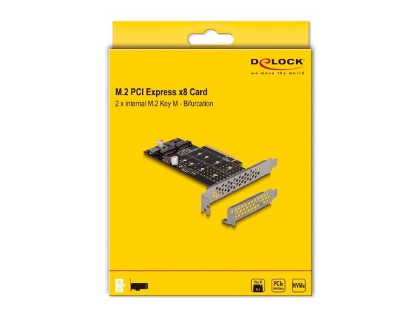 DeLOCK 89837, PCIe, M.2, Mies, Matala profiili, PCIe 4.0, Windows 10, Windows 11, Windows 8.1