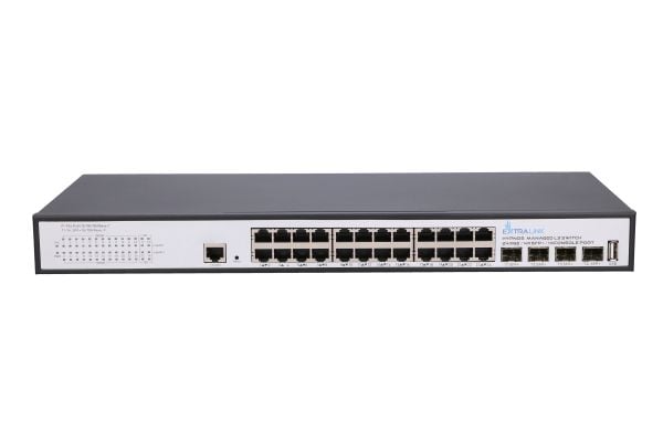Extralink EX.30660, Håndtert, L2/L3, Gigabit Ethernet (10/100/1000), Rack-montering, 1U