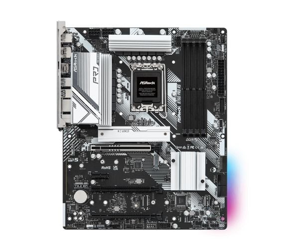 ASRock B760 PRO RS - Hovedkort - ATX - LGA1700-sokkel - B760 Chipset - USB-C 3.2 Gen2, USB 3.2 Gen 2, USB 3.2 Gen 1 - 2.5 Gigabit LAN - innbygd gra...
