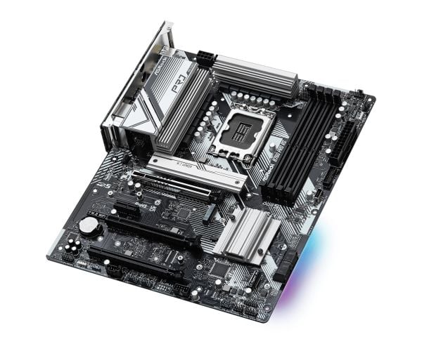 ASRock B760 PRO RS - Hovedkort - ATX - LGA1700-sokkel - B760 Chipset - USB-C 3.2 Gen2, USB 3.2 Gen 2, USB 3.2 Gen 1 - 2.5 Gigabit LAN - innbygd gra...