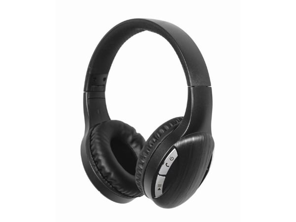 GMB Audio - Hodetelefoner med mikrofon - full størrelse - Bluetooth - trådløs, kablet - 3,5 mm jakk - svart
