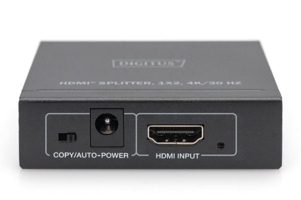 DIGITUS HDMI splitter 1x2 4K/30Hz svart
