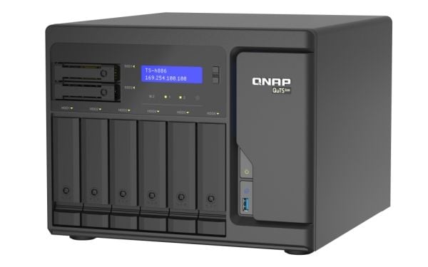 TS-H886-D1602-8G 8BAY 2.5GHZDC INT 8GB ECC 4X2.5GBE 3XUSB 3.2 I