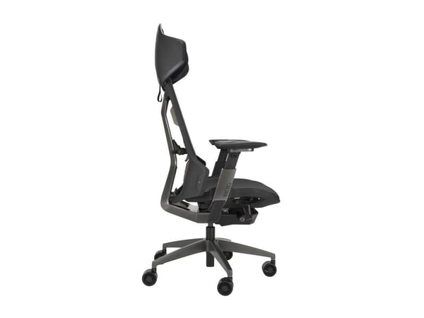 ASUS ROG Destrier Ergo - Spillestol - armlener - T-formet - tipping - roterende - aluminiumslegering - svart