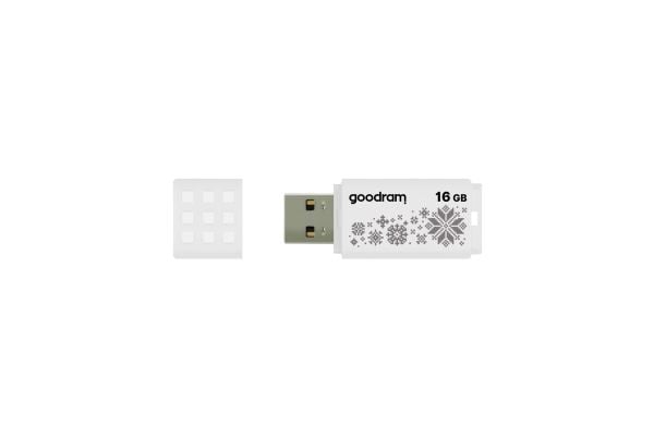 Goodram Pendrive UME2 64GB USB 2.0 Winter, 64 GB, USB Type-A, 2.0, 20 MB/s, Med lokk, Flerfarget