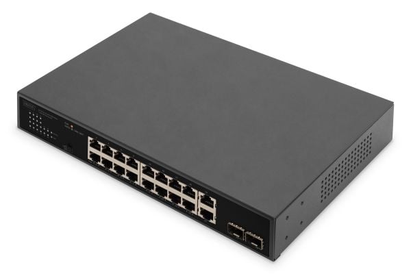 Digitus DN-95358, Uadministrert, Gigabit Ethernet (10/100/1000), Full dupleks, Rack-montert, 1U