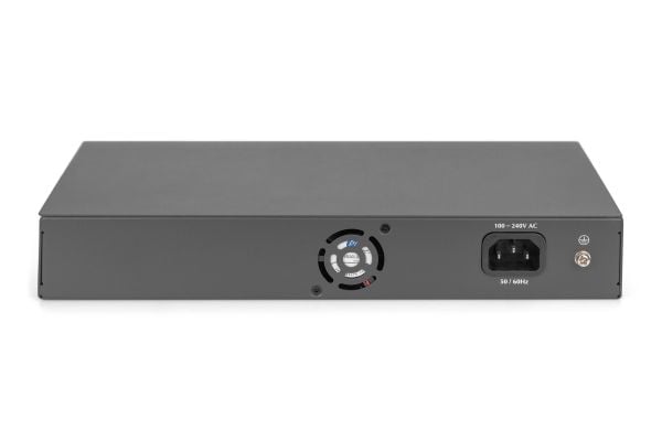Digitus DN-95358, Uadministrert, Gigabit Ethernet (10/100/1000), Full dupleks, Rack-montert, 1U