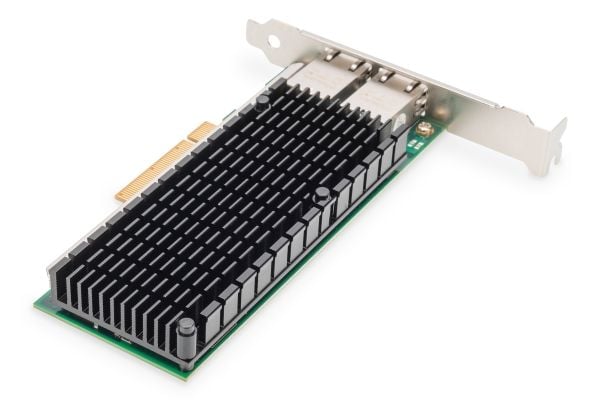 DIGITUS - Nettverksadapter - PCIe - 10 Gigabit Ethernet x 2