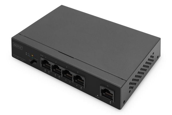 Digitus DN-95330-1, Hallitsematon, Gigabit Ethernet (10/100/1000), Power over Ethernet -tuki