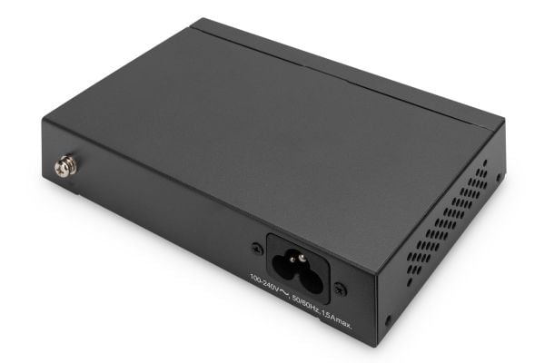 Digitus DN-95330-1, Hallitsematon, Gigabit Ethernet (10/100/1000), Power over Ethernet -tuki