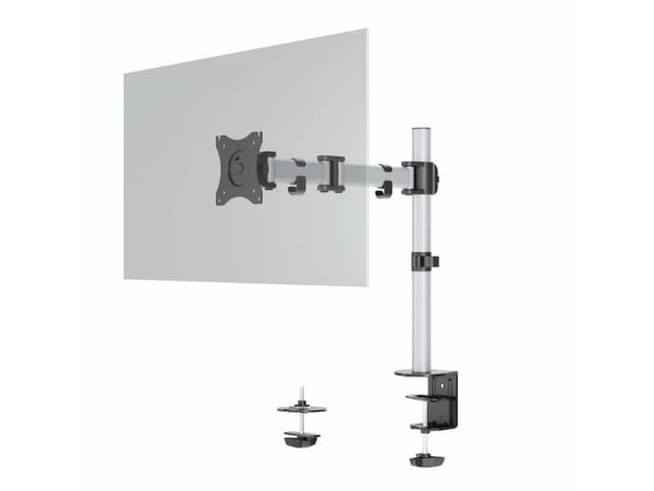 DURABLE bildskärmshållare SELECT för 1 mon. bord silver