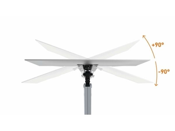 DURABLE SELECT PLUS - Monteringssett (leddarm, klemme, boltefeste) - for LCD-skjerm - plastikk, aluminium, stål - sølv - skjermstørrelse: 17"-32" -...