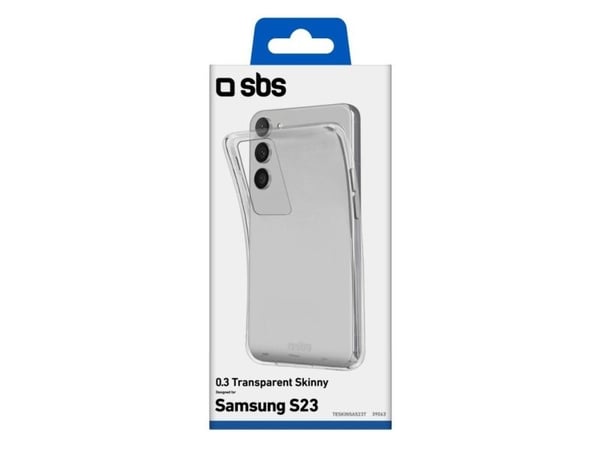 SBS TESKINSAS23T, Etui, Samsung, Galaxy S23, 15,5 cm (6.1"), Gjennomsiktig