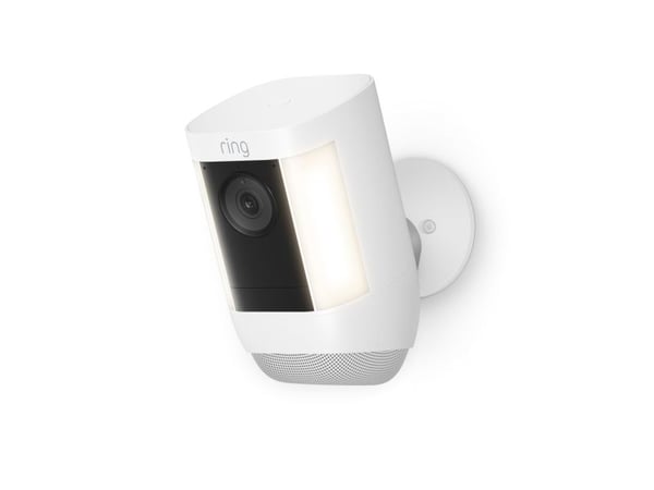 Ring Spotlight Cam Pro Battery - Nettverksovervåkingskamera - utendørs - værbestandig - farge (Dag og natt) - 1080p - lyd - trådløs - Wi-Fi