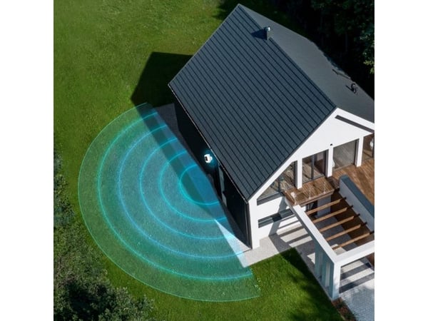 Ring Spotlight Cam Pro Battery - Nettverksovervåkingskamera - utendørs - værbestandig - farge (Dag og natt) - 1080p - lyd - trådløs - Wi-Fi