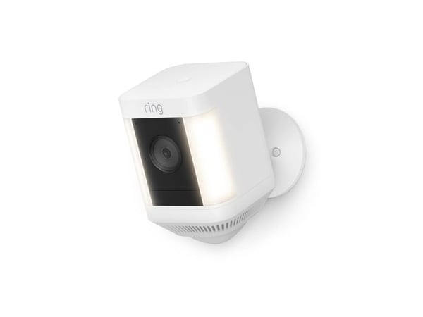 Ring Spotlight Cam Plus Battery - Nettverksovervåkingskamera - utendørs - værbestandig - farge (Dag og natt) - 1080p - lyd - trådløs - Wi-Fi