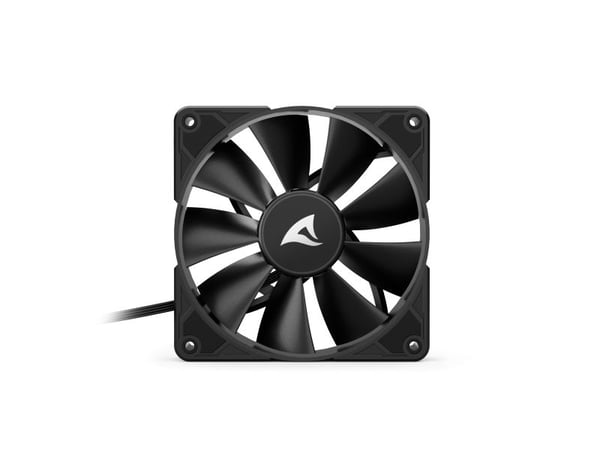 Sharkoon SilentStorm BW120 - Kabinettvifte - PWM - 120 mm - svart