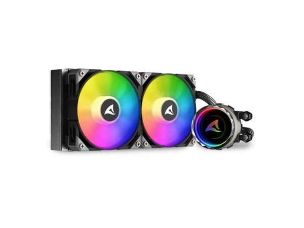 Sharkoon Water Cooling S80 RGB 2 tuuletinta 240mm musta