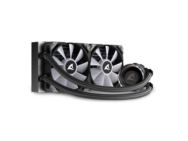 Sharkoon Water Cooling S80 RGB 2 tuuletinta 240mm musta