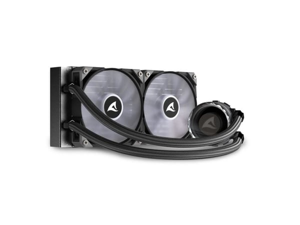 Sharkoon Water Cooling S80 RGB 2 tuuletinta 240mm musta