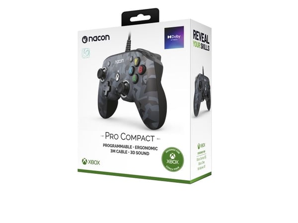 NACON Xbox-sarjan langallinen pad Compact Pro - camo harmaa