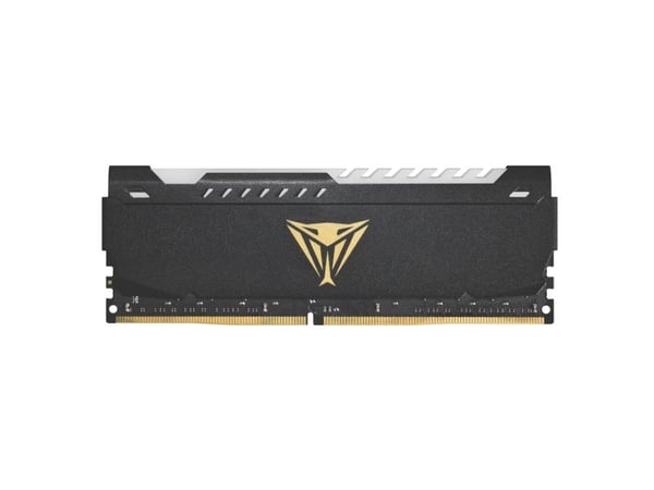 Patriot Viper Steel RGB - DDR4 - sett - 16 GB: 2 x 8 GB - DIMM 288-pin - 3600 MT/s / PC4-28800 - CL18 - 1.35 V - ikke-bufret - ikke-ECC - svart