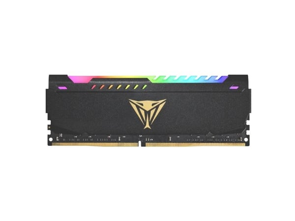 Patriot Viper Steel RGB - DDR4 - sett - 16 GB: 2 x 8 GB - DIMM 288-pin - 3600 MT/s / PC4-28800 - CL18 - 1.35 V - ikke-bufret - ikke-ECC - svart