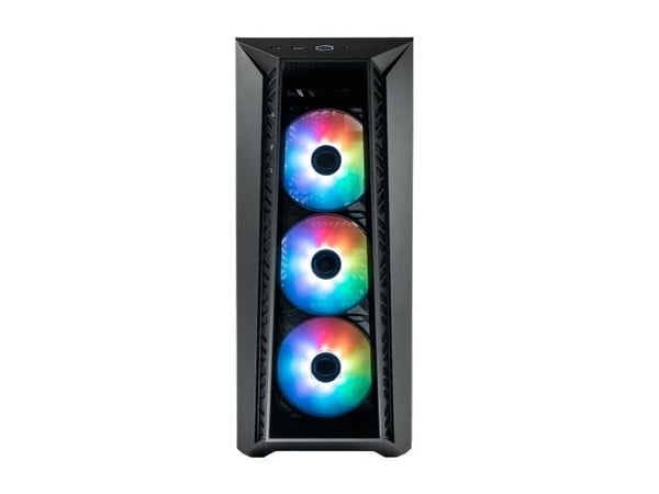 Cooler Master MasterBox 520 - Mid tower - ATX - sidepanel med vindu (herdet glass) - ingen strømforsyning (ATX) - svart - USB/lyd