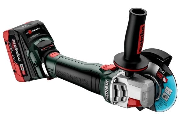 Metabo WB 18 LT BL, 10000 RPM, 12,5 cm, Batteri, 11 Ah, 1,8 kg, Børsteløs motor