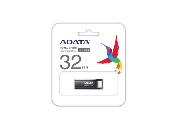 ADATA UR340 USB Key 32 GB USB Type-A 3.2 Gen 1 (3.1 Gen 1) Musta