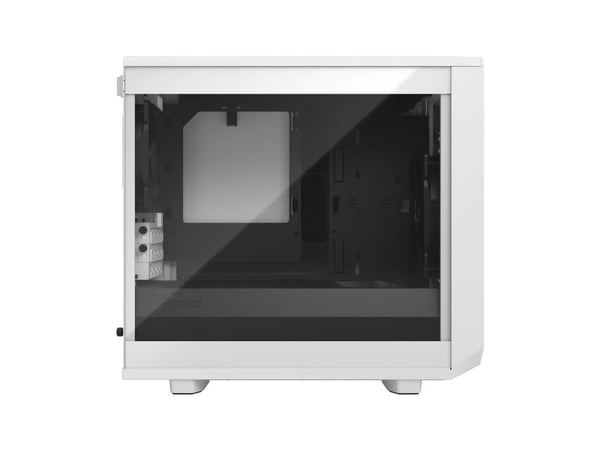 Fractal Design Meshify 2 Nano - Mini-ITX-tårn (herdet glass) - ingen strømforsyning (ATX) - hvit - USB/lyd