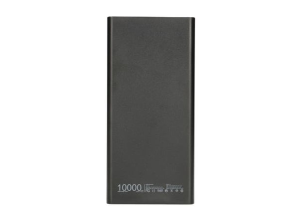 Extralink EPB-067B - Strømbank - 10000 mAh - 22.5 watt - 4.5 A - Fast Charge - 3 utgangskontakter (2 x 9-stifts USB-type A, USB-C) - svart
