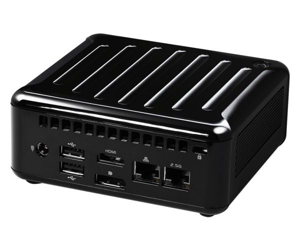 Asrock 4x4 BOX-5600U, 0.6L kokoinen PC, PC barebone, M.2, Serial ATA III, Ethernet LAN, 90 W