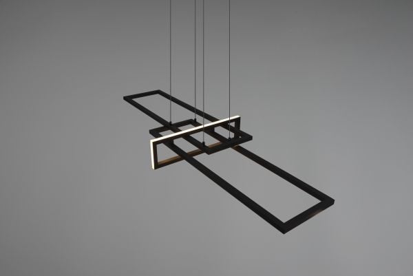 TRIO Salinas, Fleksibel montering, Svart, Svart, Metall, IP20, I