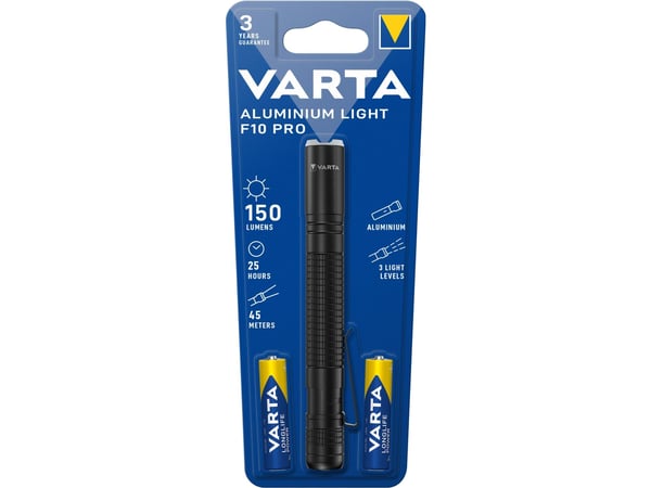 Varta F10 Pro - Lommelykt - LED - 3-modus