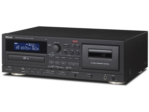 TEAC AD-850-SE/B, 5 kg, Svart, Personlig CD-spiller