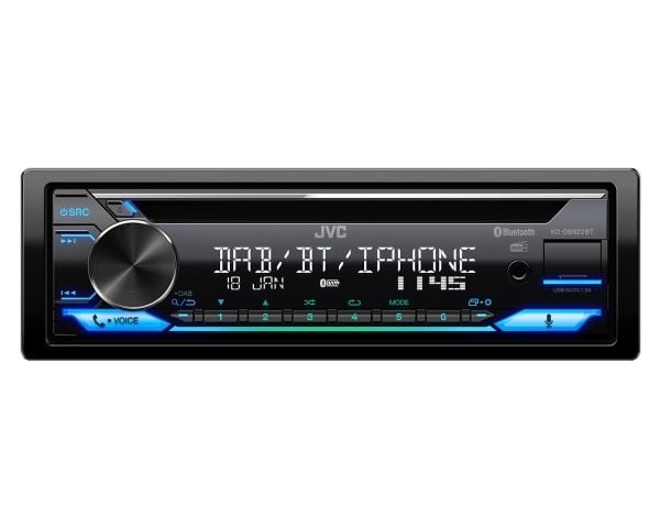JVC KD-DB922BT Bilradio med CD/RDS-tuner DAB+/DMB 4x50w