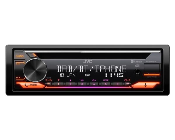 JVC KD-DB922BT Bilradio med CD/RDS-tuner DAB+/DMB 4x50w