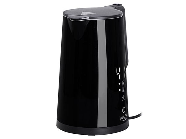 Adler AD 1345, 1,7 l, 1850 W, Sort, Vannivåindikator, Funksjon til å holde varmen