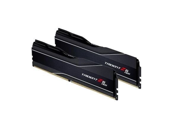 G.Skill Trident Z5 Neo - DDR5 - sett - 32 GB: 2 x 16 GB - DIMM 288-pin - 6000 MHz / PC5-48000 - CL32 - 1.35 V - ikke-bufret - ikke-ECC - matt svart