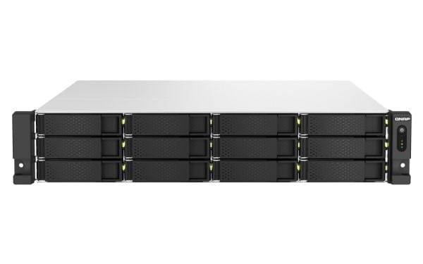 QNAP TS-h1887XU-RP, NAS, Teline ( 2U ), Intel Xeon E, E-2334, Musta, Valkoinen