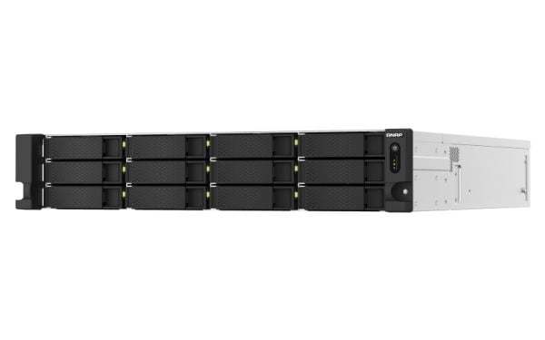 QNAP TS-h1887XU-RP, NAS, Teline ( 2U ), Intel Xeon E, E-2334, Musta, Valkoinen