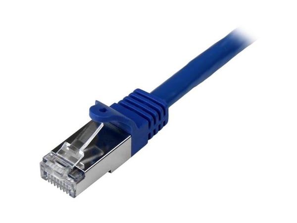 Startech 2m CAT6 Ethernet Cable, 10 Gigabit Shielded Snagless RJ45 100W PoE Patch Cord, CAT 6 10GbE SFTP Network Cable w/Strain Relief, Blue, Wirin...
