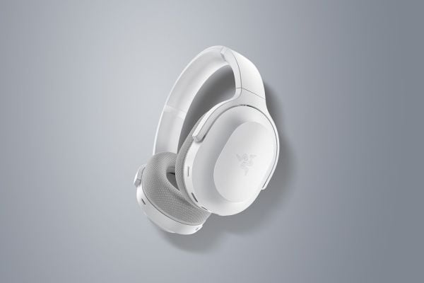 Razer Gaming Headset Barracuda mikrofonilla, Mercury White, langaton, Over-Ear, melua vaimentava