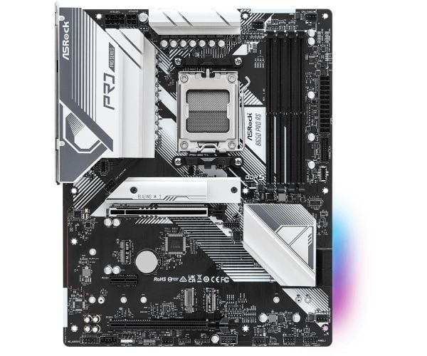 ASRock B650 Pro RS - Hovedkort - ATX - Socket AM5 - AMD B650 Chipset - USB-C 3.2 Gen 2x2, USB-C 3.2 Gen2, USB 3.2 Gen 2, USB 3.2 Gen 1 - 2.5 Gigabi...