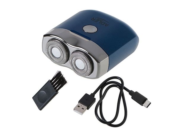 Adler AD 2937, Roterende hode, Blå, Batteri, Lithium-Ion (Li-Ion), 250 mAh, Innebygd batteri