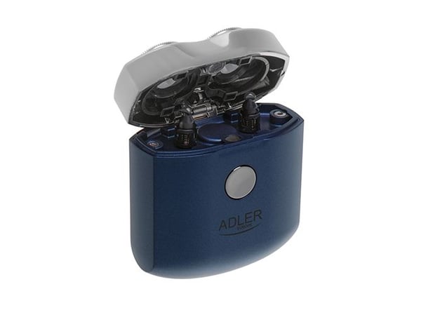 Adler AD 2937, Roterende hode, Blå, Batteri, Lithium-Ion (Li-Ion), 250 mAh, Innebygd batteri