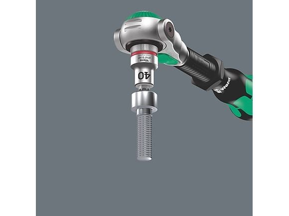 Wera 05150113001, Støpselsett, 3/8", Metrisk, 4,5,6,7,8,10 mm, TX15, TX20, TX25, TX27, TX30, TX40, 392 mm